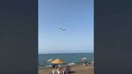Vliegtuig landing #plane #reizen #world #maroc #beautiful #beach