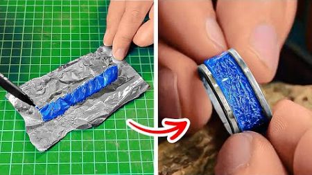 DIY Jewelry Ideas Using Aluminium Foil