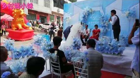 河南桐柏农村婚礼，据说新娘是从贵州远嫁而来，看看风俗有差异吗