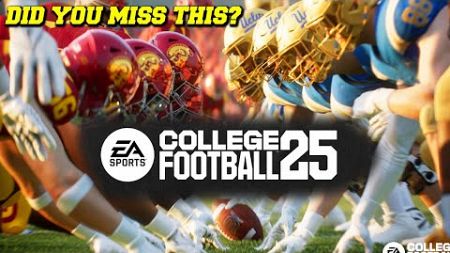 Everything You May Have Missed from the College Football 25 Official Reveal!