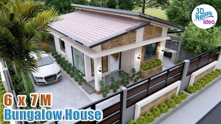 SMALL HOUSE DESIGN | 6 X 7 Meters Pinoy House