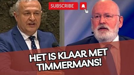 Partijgenoot Omtzigt SLOOPT Timmermans &amp; zijn GREEN DEAL volledig!