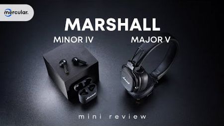 มินิรีวิว Marshall MINOR IV &amp; Marshall MAJOR V - เหล้าใหม่ในขวดเก่า หน้าตาเดิมแต่ฟังก์ชันอัปเกรด