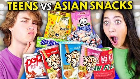 American Teens Try Asian Snacks For The First Time!