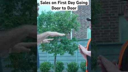 18 Year Old Learns Door to Door Sales . #roofing #sales #doortodoor #business #hustle #solar