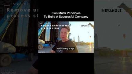 Elon Musk Tips To Build A Successful Company #tech #entrepreneur #business #digitalmarketing