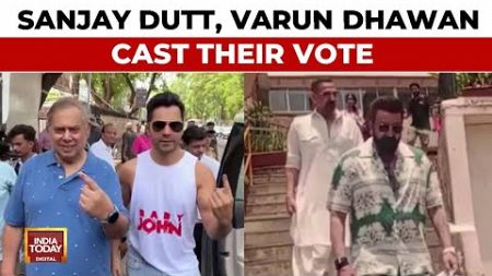Lok Sabha Polls Phase 5: Bollywood Superstars Sanjay Dutt And Varun Dhawan Cast Their Vote