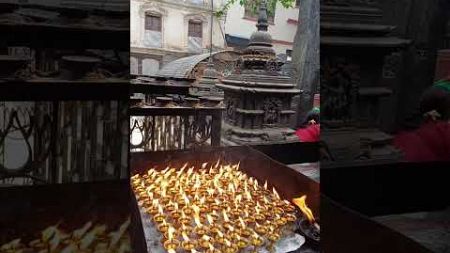 Lighting 108 butter lamps at Sri Karunamaya for the well-being of the deceased soul #compassion