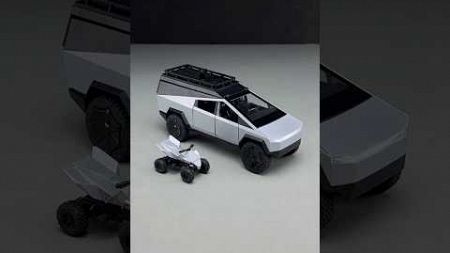Tesla Mars pickup truck is out with camping gear! #diecast #automobile