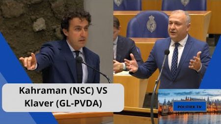 Kahraman (NSC) VS Klaver (GL-PVDA): &quot;U kunt alleen ZEUREN en FRAMEN over de PVV, zonder de FEITEN!&quot;