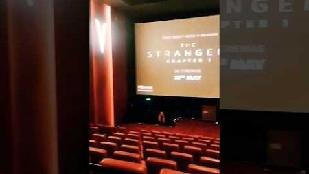 Movie experience at empty cinema hall 🥲 #movie #theatre #vlog