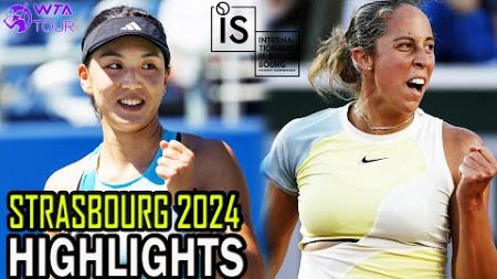 Xinyu Wang vs Madison Keys Round 2 Highlights | Strasbourg 2024