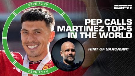 Lisandro Martinez a TOP-5 CENTRE-BACK⁉ Steve Nicol argues Pep Guardiola&#39;s claim 👀 | ESPN FC