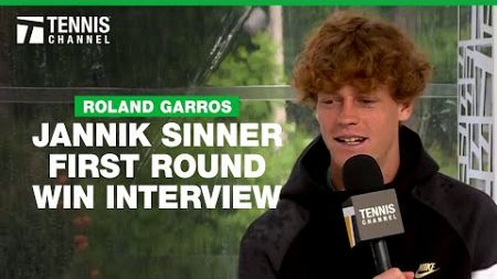 Jannik Sinner feeling &#39;very good&#39; after hip injury | 2024 Roland Garros First Round