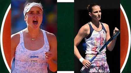 Elina Svitolina vs Karolina Pliskova Highlights | Tennis 2024