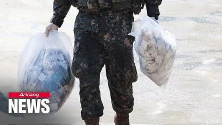 N. Korea sends largest-ever number of balloons carrying trash into S. Korea