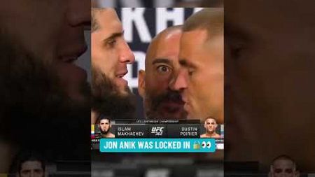 Anik was locked in for this faceoff 👀 #UFC302