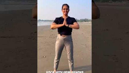 Standing Chakrasana variation #yogaurmi #urmiyogaacademy #yogawithurmipandya #yoga #fitness