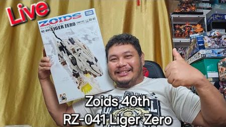 Live ทุลักทุเลรีวิว Zoids 40 th : RZ-041 Liger Zero Lion Type จาก Takara Tomy. มาดูแมวห้องเราไหม!!
