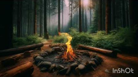 Beruhigende Waldfeuerklänge - Entspannung und Wohlbefinden