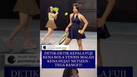 Sakit banget itu fuji #fuji #kena #pukulan #bola #tennis #news #trending #youtube #viral #fyp #fypシ