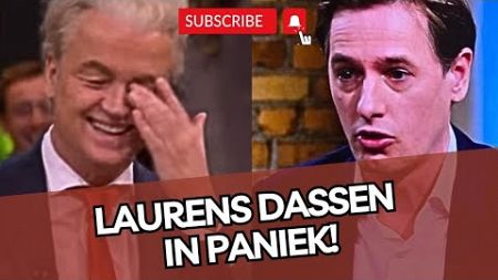 Prachtig: Laurens Dassen in PANIEK door politieke stappen Wilders &amp; Caroline van der Plas!