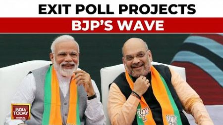 Exit Poll Projects Tsu&#39;namo&#39; 3.0, BJP Roars &#39;400 Paar&#39;, Oppn Slams Projection, Claims 295 Seats