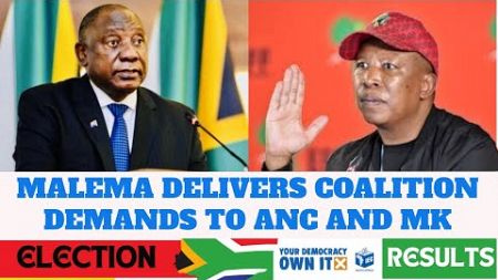 MALEMA COALITION DEMANDS TO ANC AND MK | SHIVAMBU MUST TAKE FINANCE