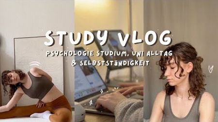 STUDY VLOG | Psychologie Studium, Uni Alltag und Selbstständigkeit I UNI VLOG I naestaey