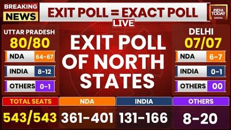 Exit Poll Of North States | UP | Bihar | Delhi | Punjab | LS Exit Poll | India Today Exit Poll