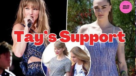 Without Travis Kelce, Taylor Swift QUIETLY SUPPORTS Cara Delevingne at London theater last May 31st