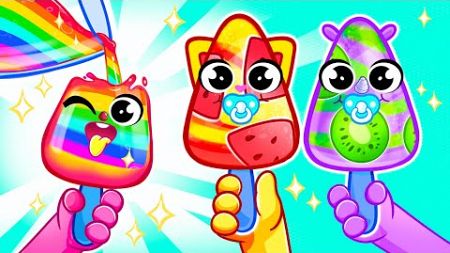 The Colors Song with Rainbow Ice Cream for Kids | Family Time Songs by Toddler Zoo for Kids
