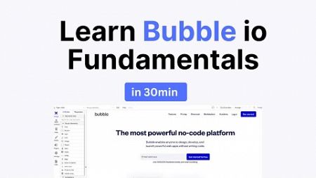 Build Your First Web App in 30 MINUTES (No Coding Required!) with Bubble.io