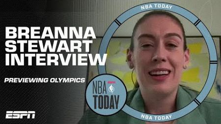 Breanna Stewart talks Team USA &amp; Caitlin Clark: ‘Her time will come’ | NBA Today