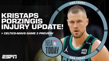 Kristaps Porzingis injury update + Adjustments Mavs need to make in Game 3 | NBA Today