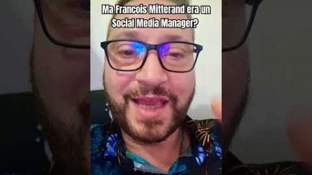 Ma Francois Mitterand era un Social Media Manager? #smm