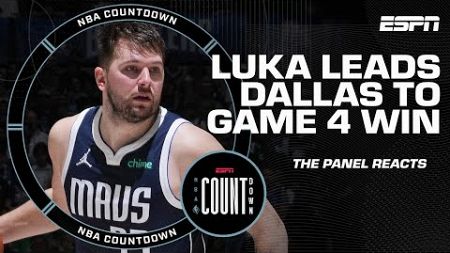 Stephen A. lauds Luka Doncic for being ‘ultra aggressive’ in Game 4 win | NBA Countdown