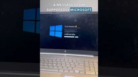 Microsoft SCAM!?! #pc #tech #pcrepair #computerrepair #laptoprepair