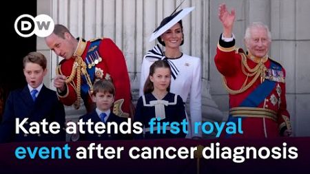 Princess of Wales joins King Charles&#39; birthday parade | DW News
