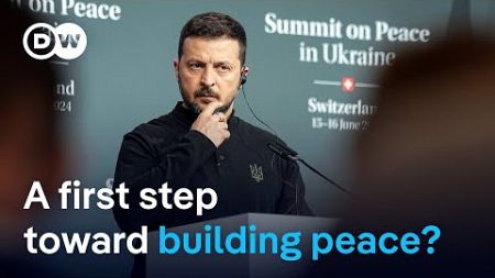 Ukraine peace summit gets underway with over 90 countries | DW News