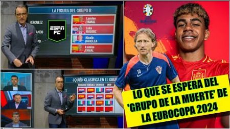 CROACIA quedará líder, ESPAÑA segundo y Lamine Yamal será figura del duro GRUPO B de EURO | ESPN FC
