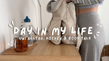 Day in my Life | UNI Alltag, Kochen &amp; BOOK TALK | Psychologie Studium | naestaey