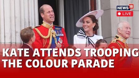 Kate Middleton LIVE Updates | Kate Middleton Attends Annual Trooping The Colour Parade | N18L