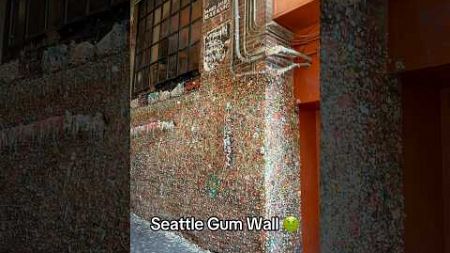 Seattle Gum Wall #seattle #pikeplacemarket #travel