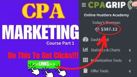 CPA Marketing with free traffic for Beginners || Build a Landing Page