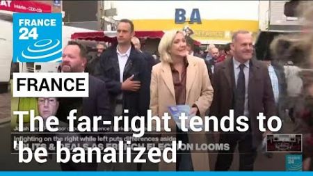 The far-right tends to &#39;be banalized&#39; in French politics, expert says • FRANCE 24 English