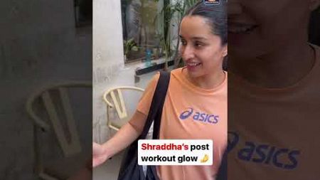 Shraddha Kapoor Glows Post-Workout, Spotted Radiant and Refreshed | Bollywood | N18S | #shorts