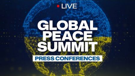 Final Press Conference of Volodymyr Zelenskyy at the Summit on Peace in Ukraine. Live Stream