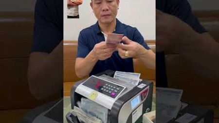 Review of banknote counting machine #shorts