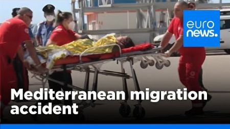 Ongeveer een dozijn doden bij vermoedelijk migratieongeval in de Middellandse Zee | euronieuws 🇬🇧